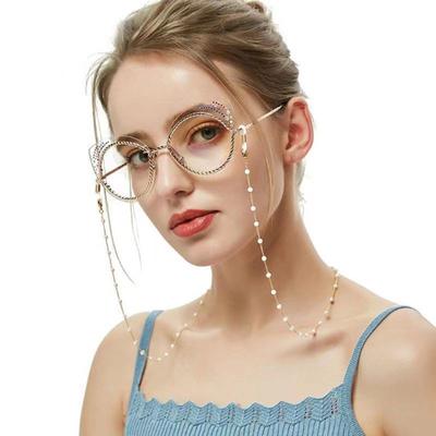 Jewelry Fashion Simple Pearl Glasses Chain Hanging Neck Anti-drop Glasses Rope Glasses Accessories