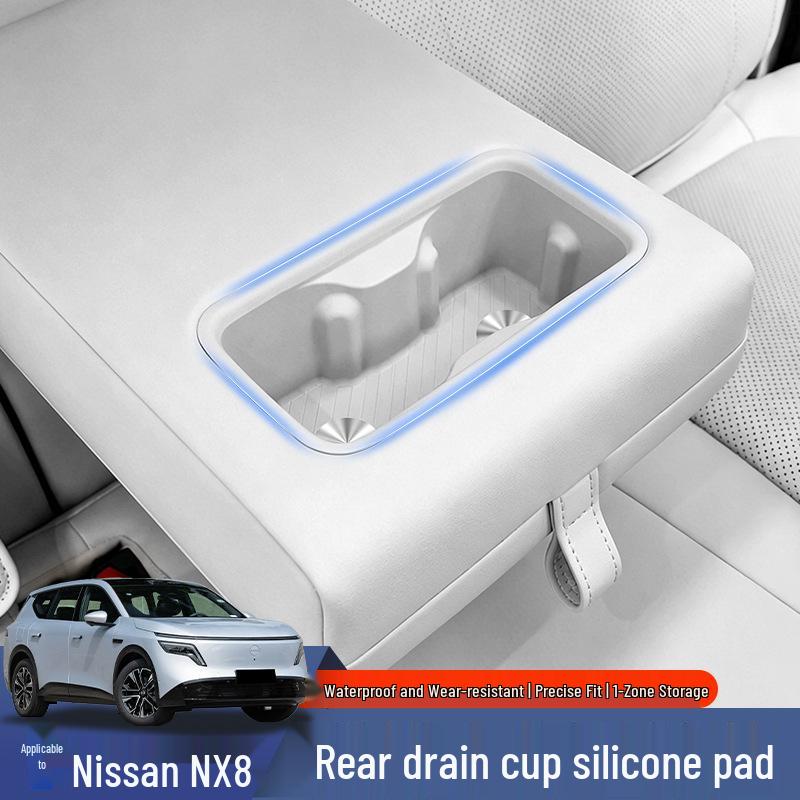 Nissan NX8 Rear Drain Cup Anti-slip Silicone Pad - Interior Upgrade Accessory