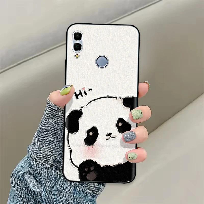 For Huawei P Smart 2019 Case Phone Cases Funny Camera Protection Soft Silicone Back Cover For Huawei P Smart 2019 Shell Fundas