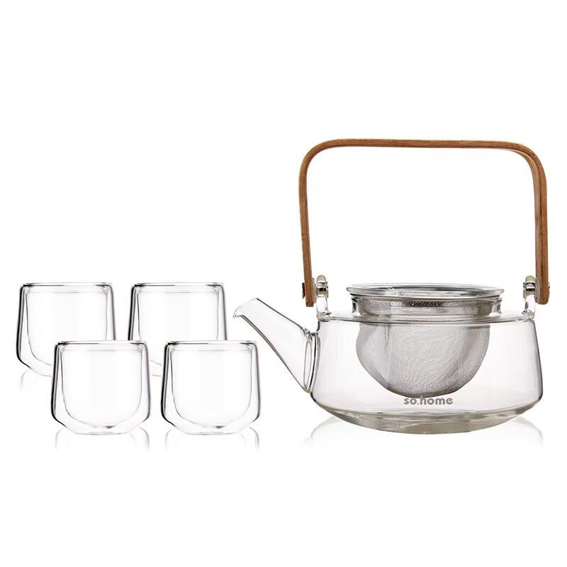 Sohome Netthought Heat-Resistant Glass Tea Set