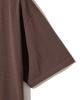 ANNOT Washed Striped T-Shirt Charcoal Brown