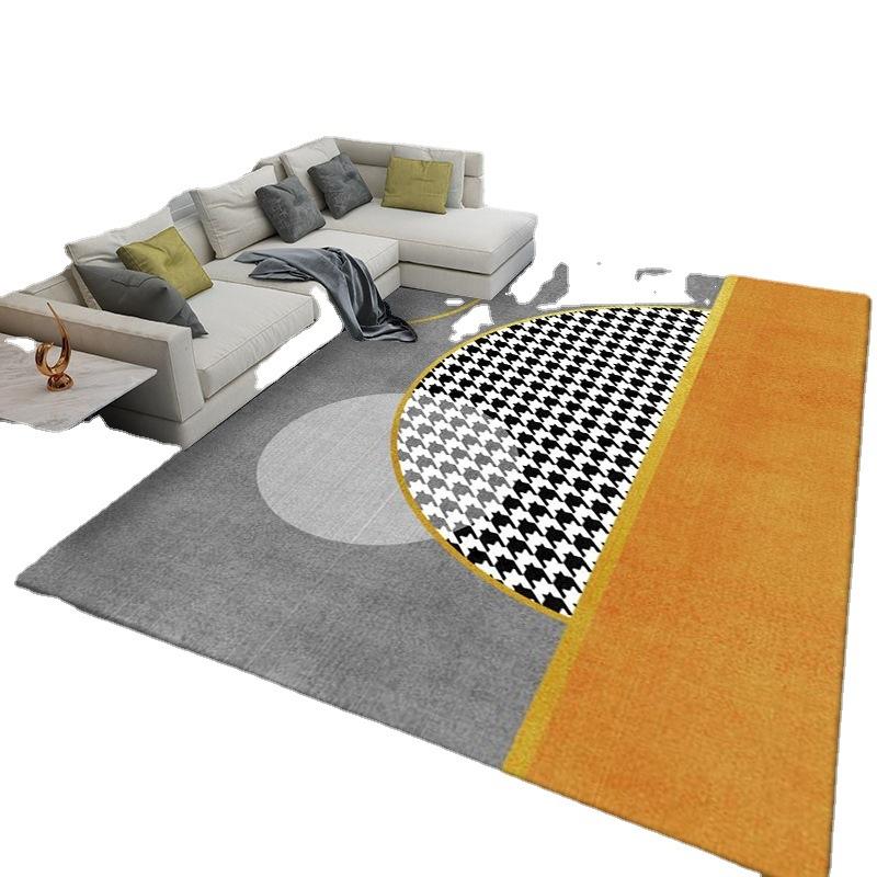 Nordic Light Luxury Door Floor Mat, Office Living Room Sand Carpet, Bedroom Bedside Full Of Thickened Carpet