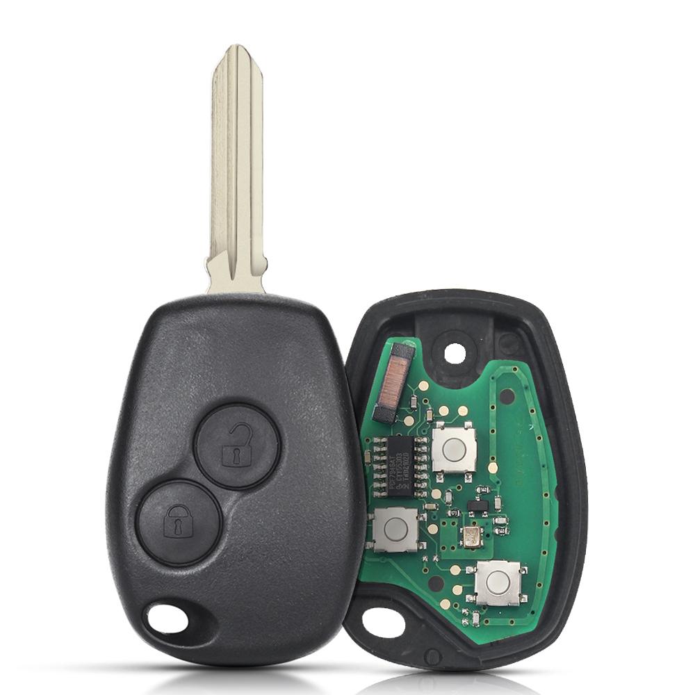 KEYYOU 2 3 Buttons Keyless Remote Control Key Fob 433MHz With PCF7947 Chip For Renault Clio Kangoo Master Modus Logan Twingo Key