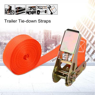 Tie Down Straps with Hook Strong Load Capacity Double J Hook Widely Used Ratchet Strap Lashing Straps Accessories