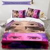 Set Biancheria da Letto KPOP Hunter 3 Pezzi Copripiumino Chiusura Include 1 Copripiumino & 2 Federe per Tutte le Stagioni Camera da Letto Casa Arredamento Stanza del Dormitorio