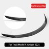 New Car Trunk Wing Spoiler For New Tesla Model Y Juniper 2025+ Real Carbon Fiber Spoiler Tail Fin Real Carbon Fiber Accessories