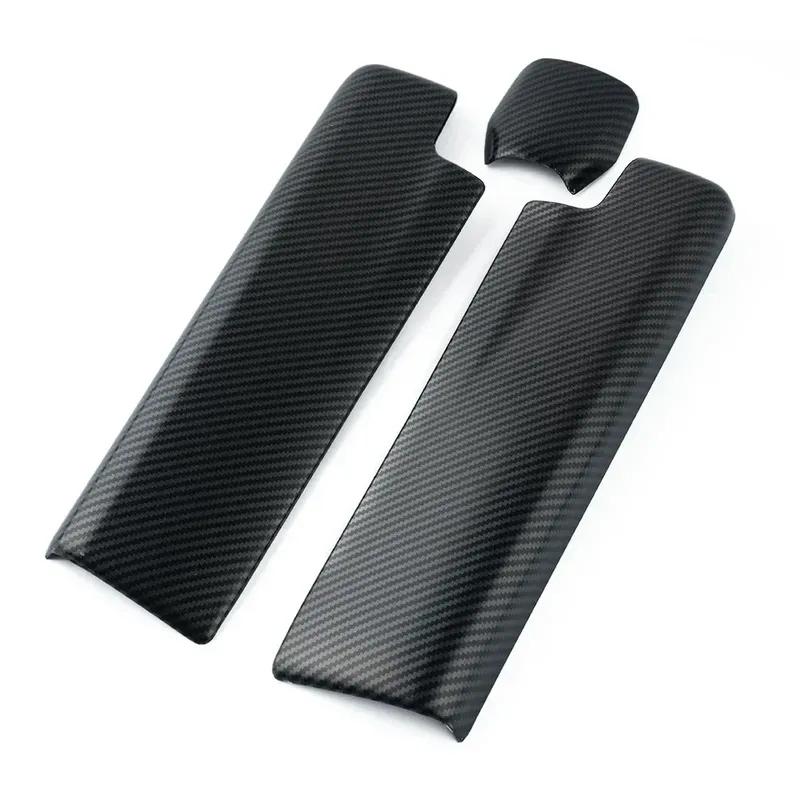1Pcs Carbon Fiber Center Armrest Box Cover For Mercedes-Benz E Class W212 2010-2015 Automobile Center Armrest Accessories