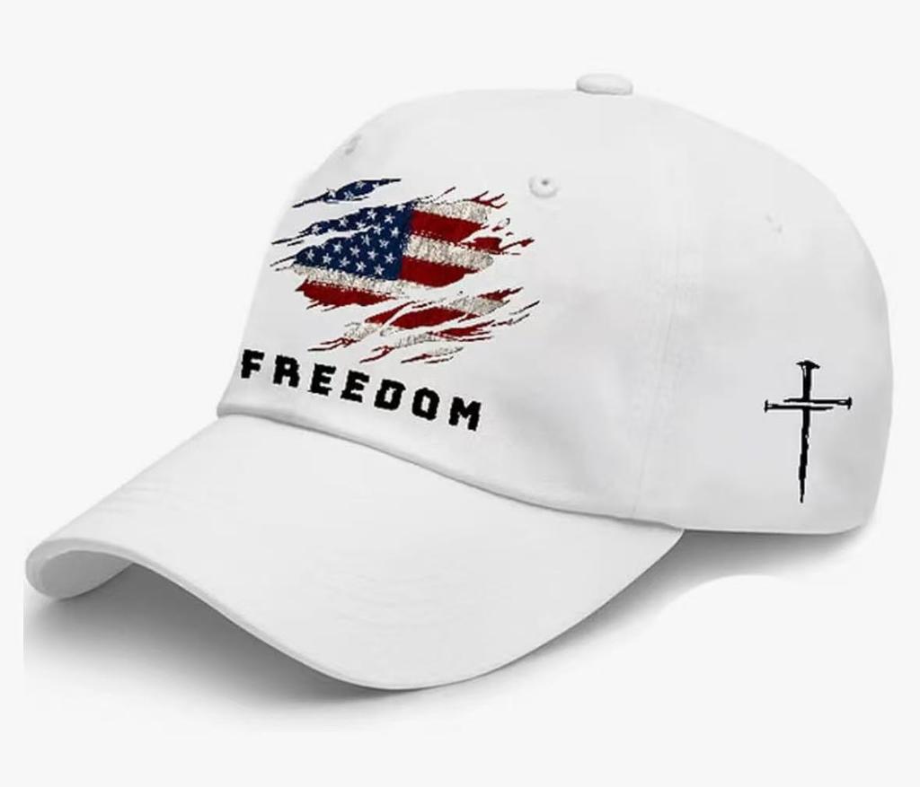 2025 New Embroidered American Anniversary Memorial Baseball Cap, Adjustable Outdoor Sun Hat Bill Cap