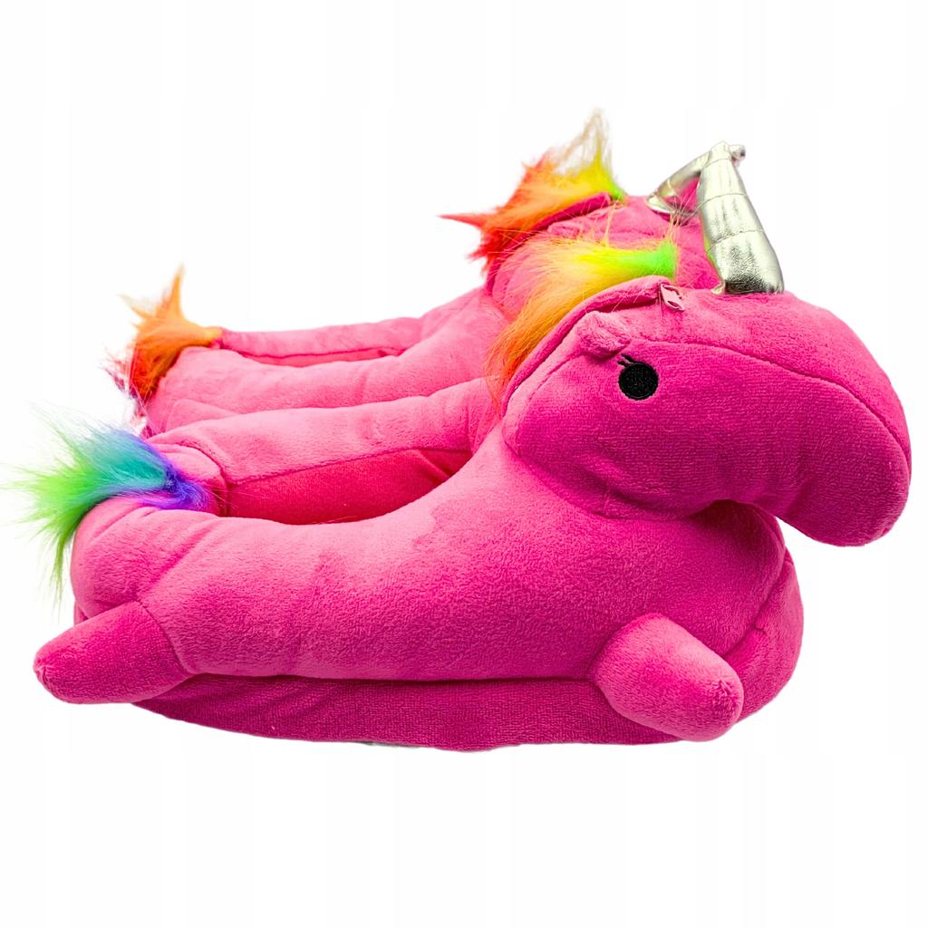 Unicorn Rainbow Winter Slippers For Women, Children, Warm 35-38