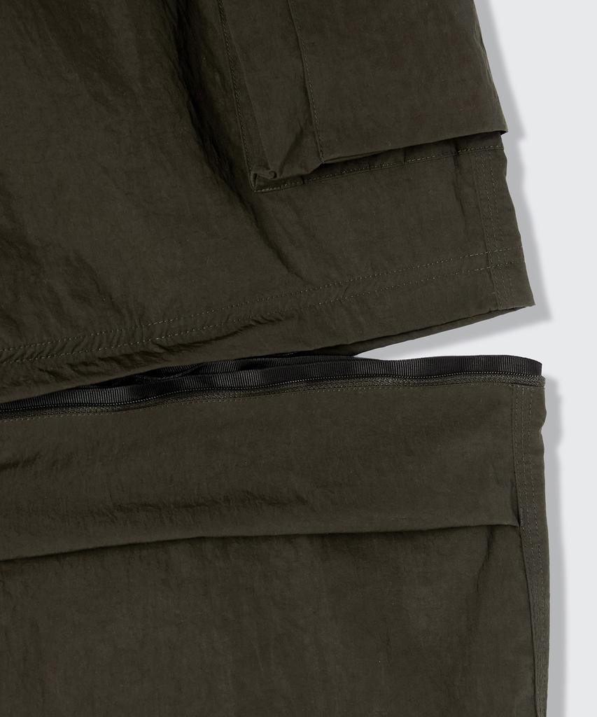Musinsa Standard [City Leisure] Wide Belted Detachable Cargo Pants [Olive Green]