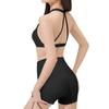 Women's Padded Sports Bra & Yoga Shorts Set