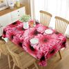 Rectangle Tablecloth Beautiful Various Flowers Natural Landscape Art Decor Rectangle Tablecloth Theme Wedding Dining Room Decor