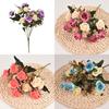 Home Decor Rose Flower Bouquet With Silk Material For Wedding And Event Decoration