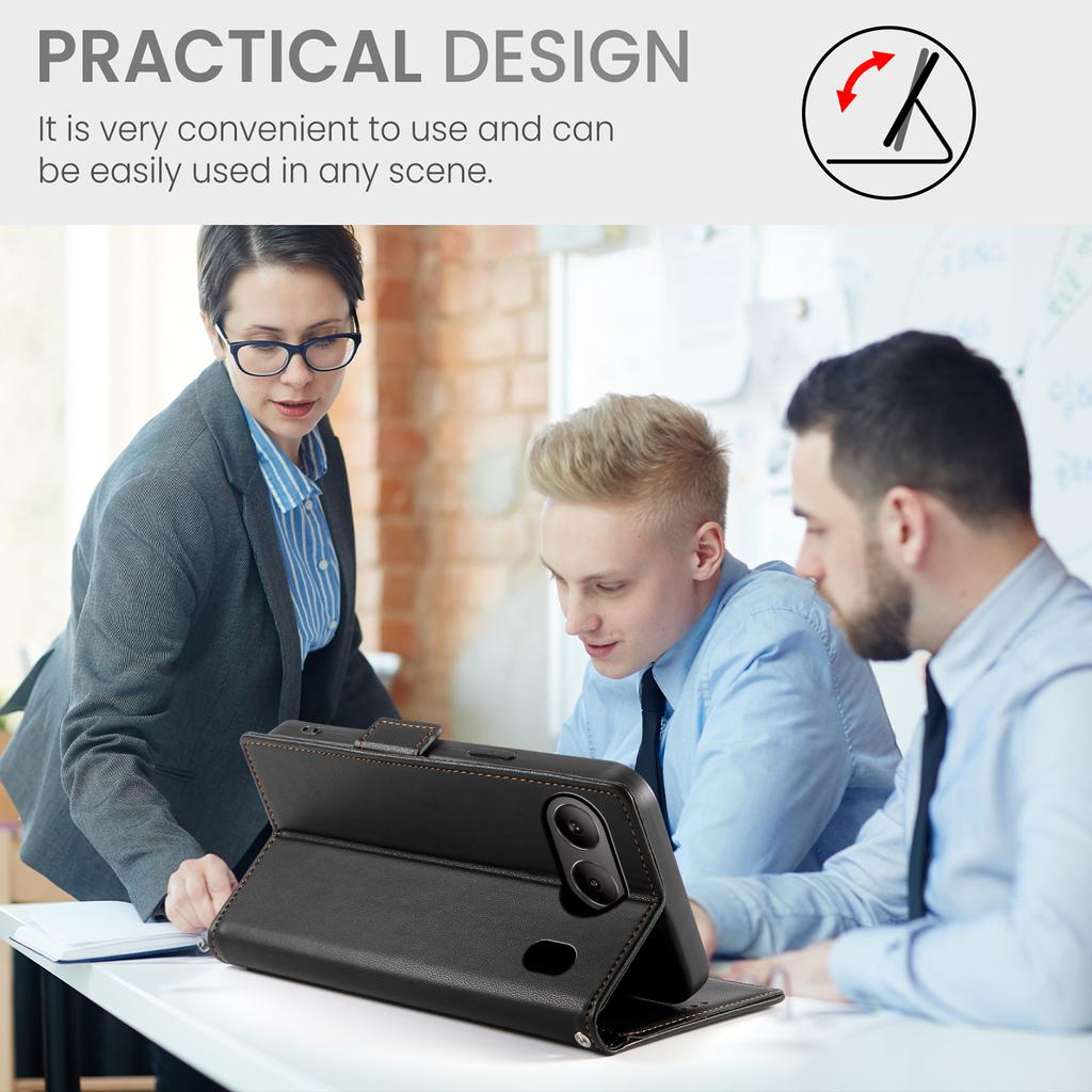 DF-010 Dla OnePlus Nord 4 Etui z podstawką Portfel z PU Skórzany Pokrowiec na telefon