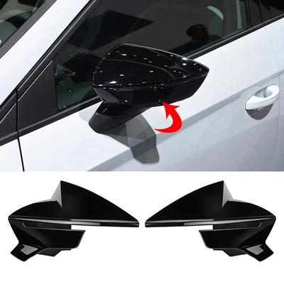 Car Accessories 2Pcs Rearview Mirror Protective Cover For Seat Leon 5F MK3 ST Cupra 2013-2020 For Seat Ibiza MK5 Arona 2017-2018