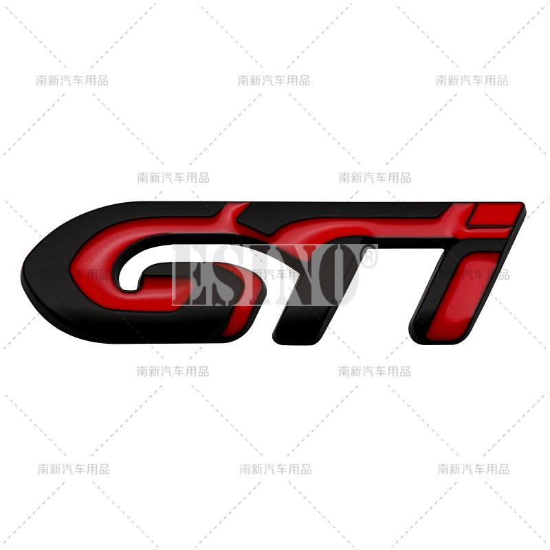 Auto Styling GT 3D Aufkleber Metall Chrom Zinklegierung Emblem BXGSD3 Auto Karosserie Kotflügel Abzeichen für Peugeot GT RCZ 308 508 3008 5008