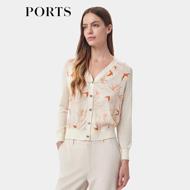 

Женский вязаный свитер с V-образным вырезом PORTS L