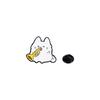 Cartoon Symphony Orchestra Cats Enamel Brooches Funny Music Kitty Kitten Play Harp Piano Saxophone Lapel Pins