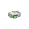 Fashion Jewelry Cultivated Sapphire Ring High Texture Group Set Design Coconut Egg Emerald Ring