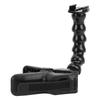 Action Camera Flexible Clamp Mount with Adjustable 8 Section Gooseneck Set Accessory