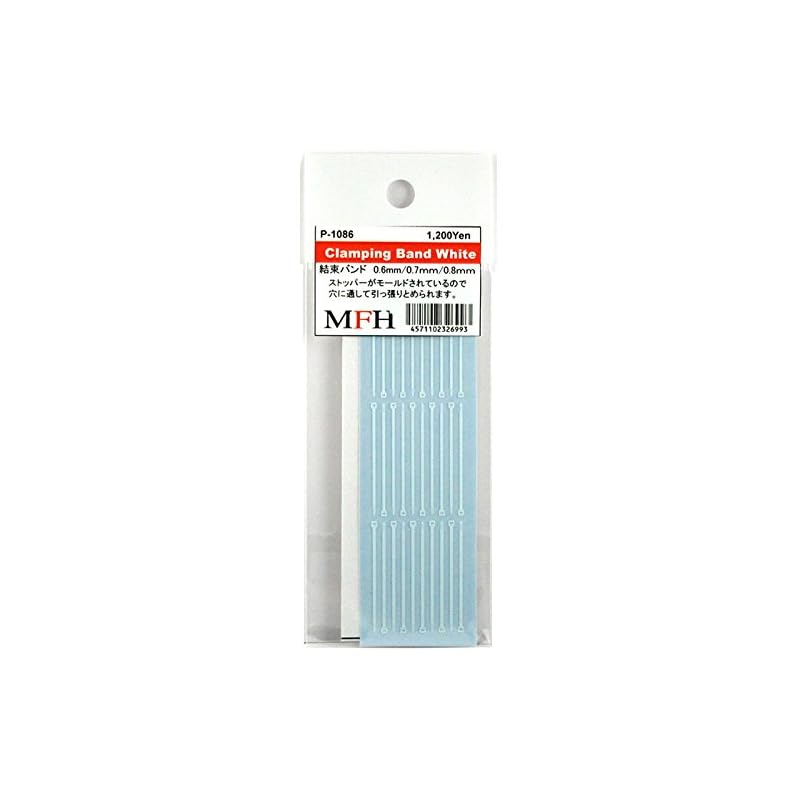 

model factory hiro cable ties model parts white 30 pieces P1086