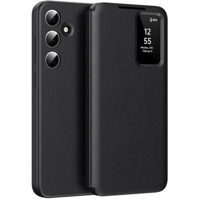 Custodia a libro Samsung Galaxy S24 Smart View Wallet, Nera