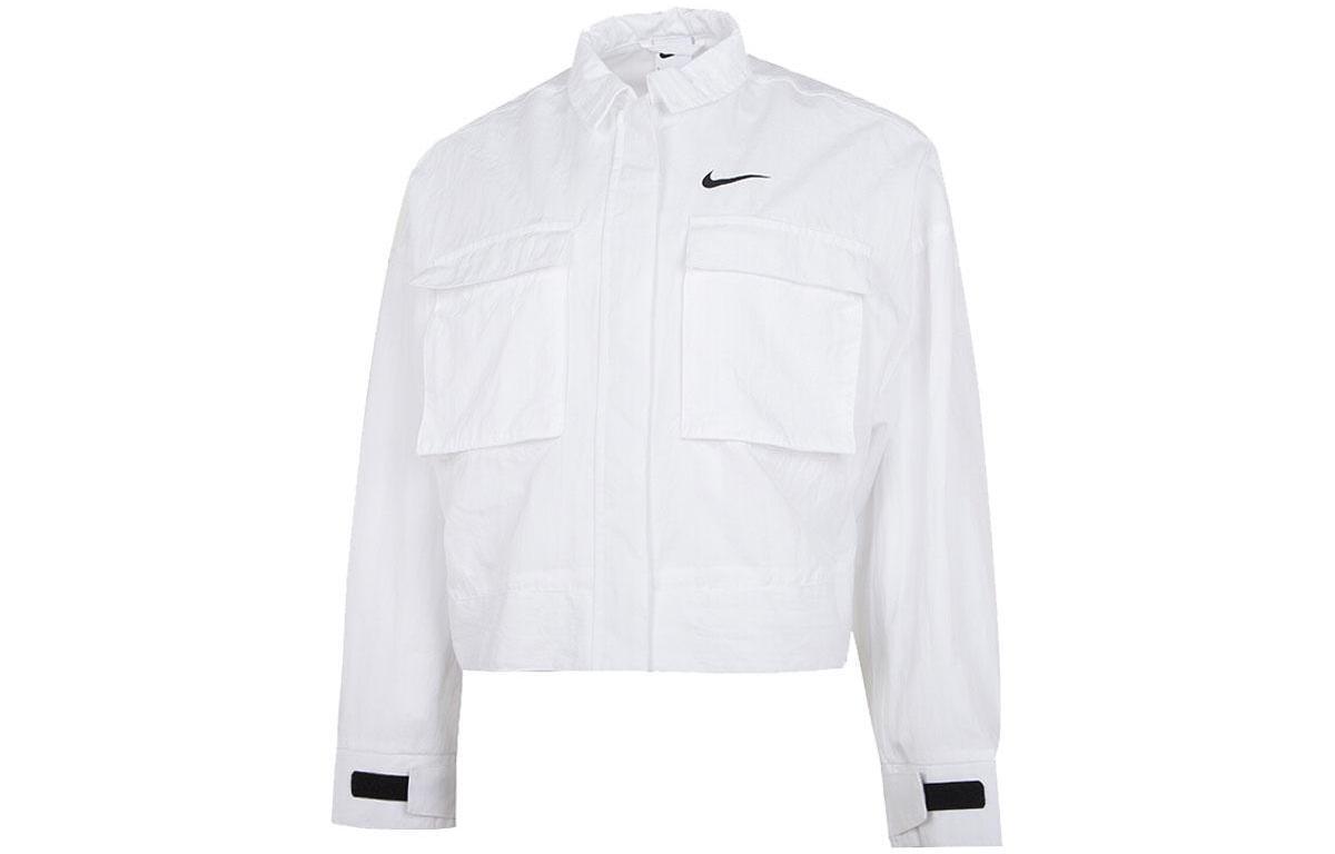 Nike Sportswear Essential Woven Long Sleeve Jacket SS22 DM6244-100 XL