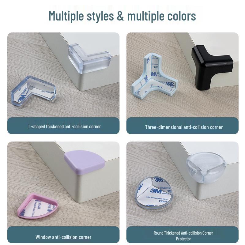 Verdickte Anti-Kollisions-Eckenschützer für Tische - Babysicherheit Glas Kantenschutz