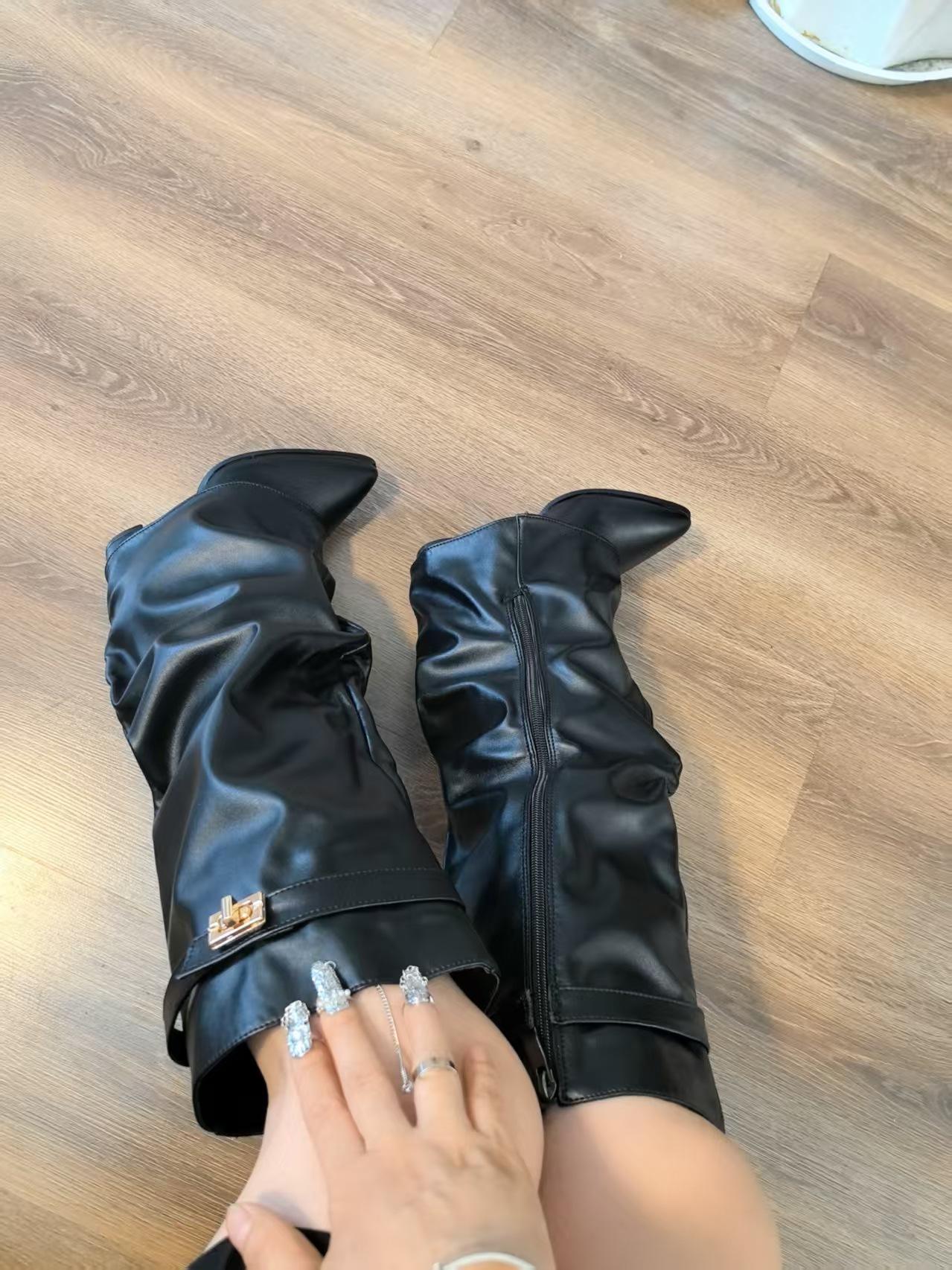 Pointed Tall Boots Trend Pole Dance