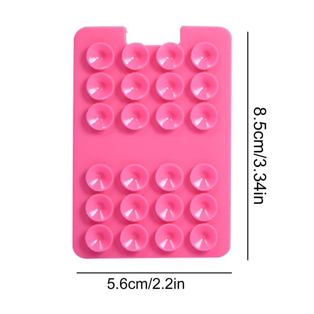 Adhesive Silicone Suction Pad Card Holder For Mobile Phone Fixture Suction Cup Backed Adhesive Rubber Sucker Pad For Fixed Pad