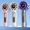 Portable Handheld Turbo Fan R2 With Led Display And 100 Gears Wind Speed Usb Charging Small Wind Cannon High Speed