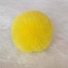 Faux Fur Pom Pom Fluffy Ball with Elastic Loop Cute Plush Ball Bag Charm for Craft Projects Hat Accessories