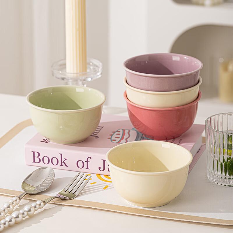 Ceramic Rice Bowl with Spoon