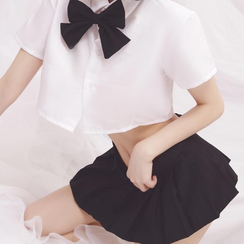 Lingerie College Dress Sexy J Seduction Hot Pleated Skirt Secretary Skirt Cosplay Nightclub Dress