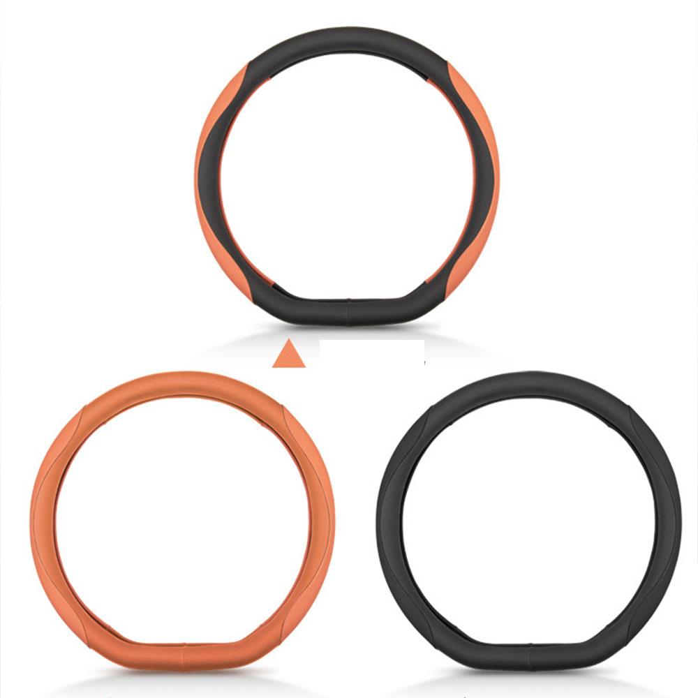 For BYD Sealion 07 EV Leather Steering Wheel Cover Car Interior Anti Slip Breathable Steering Wheel Protective Cover Accessories