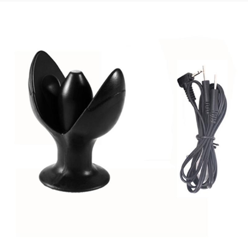 Electro Shock Glans Trainer Massage Cup Men Delay Training Masturbator  Electric Stimulator Anal Plug With Vibrator Sex Toys
