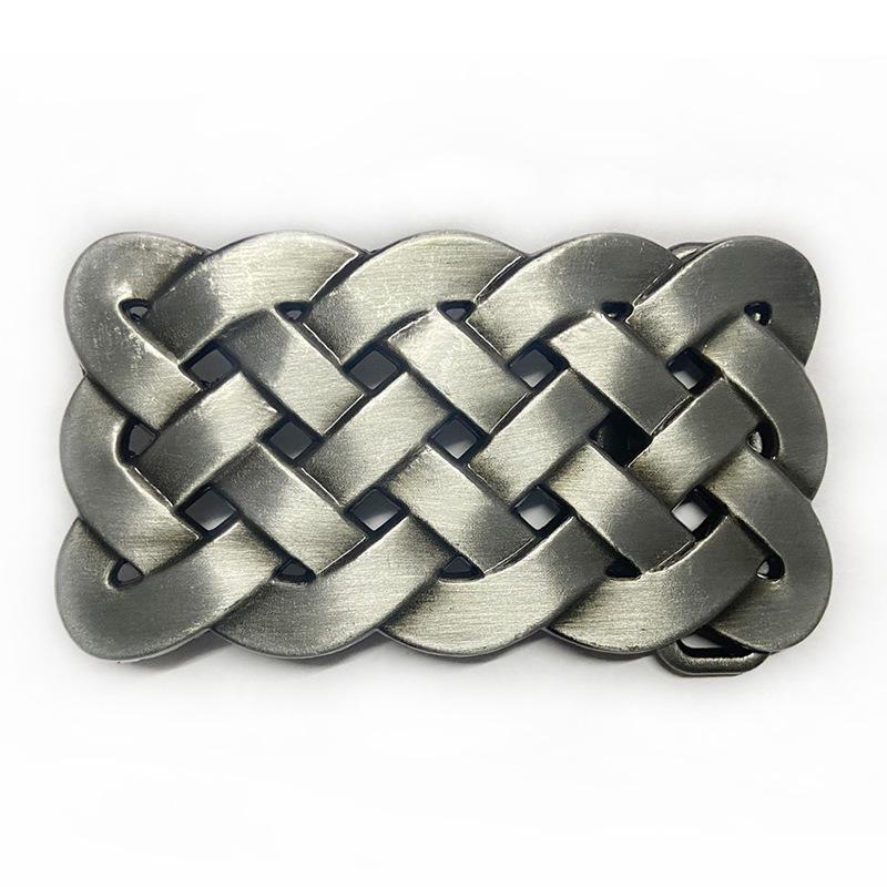 Retro Celtic Knot Biker Belt Buckle - Trendy European & American Style