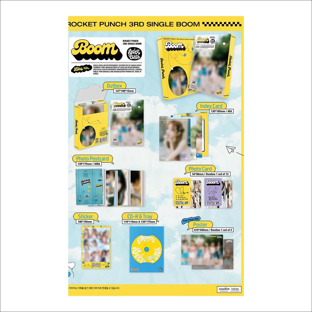 Rocket Punch [BOOM] 3rd Single Album