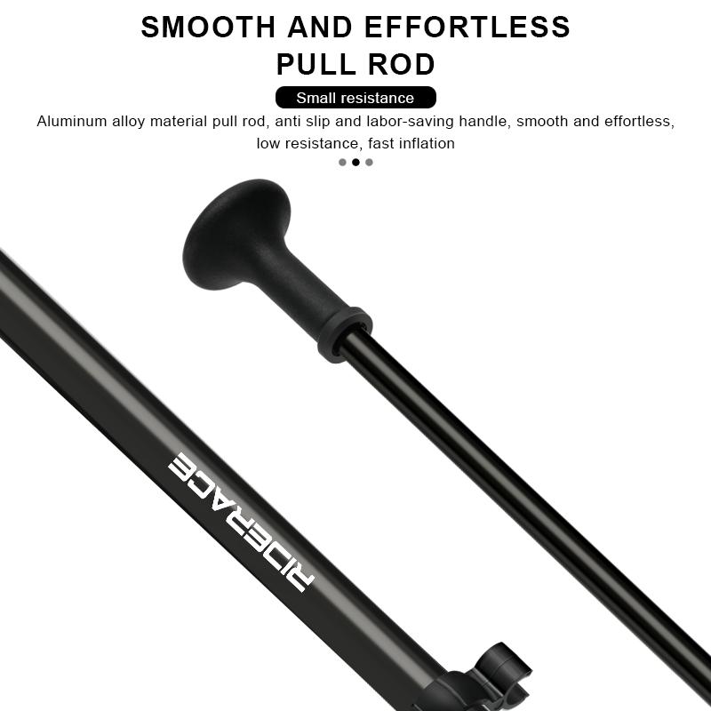 Bicycle Pump With Gauge High-pressure Portable Hand Tire Air Inflator Bike Air Shock Pump For Fork Schrader Presta Valve AV FV