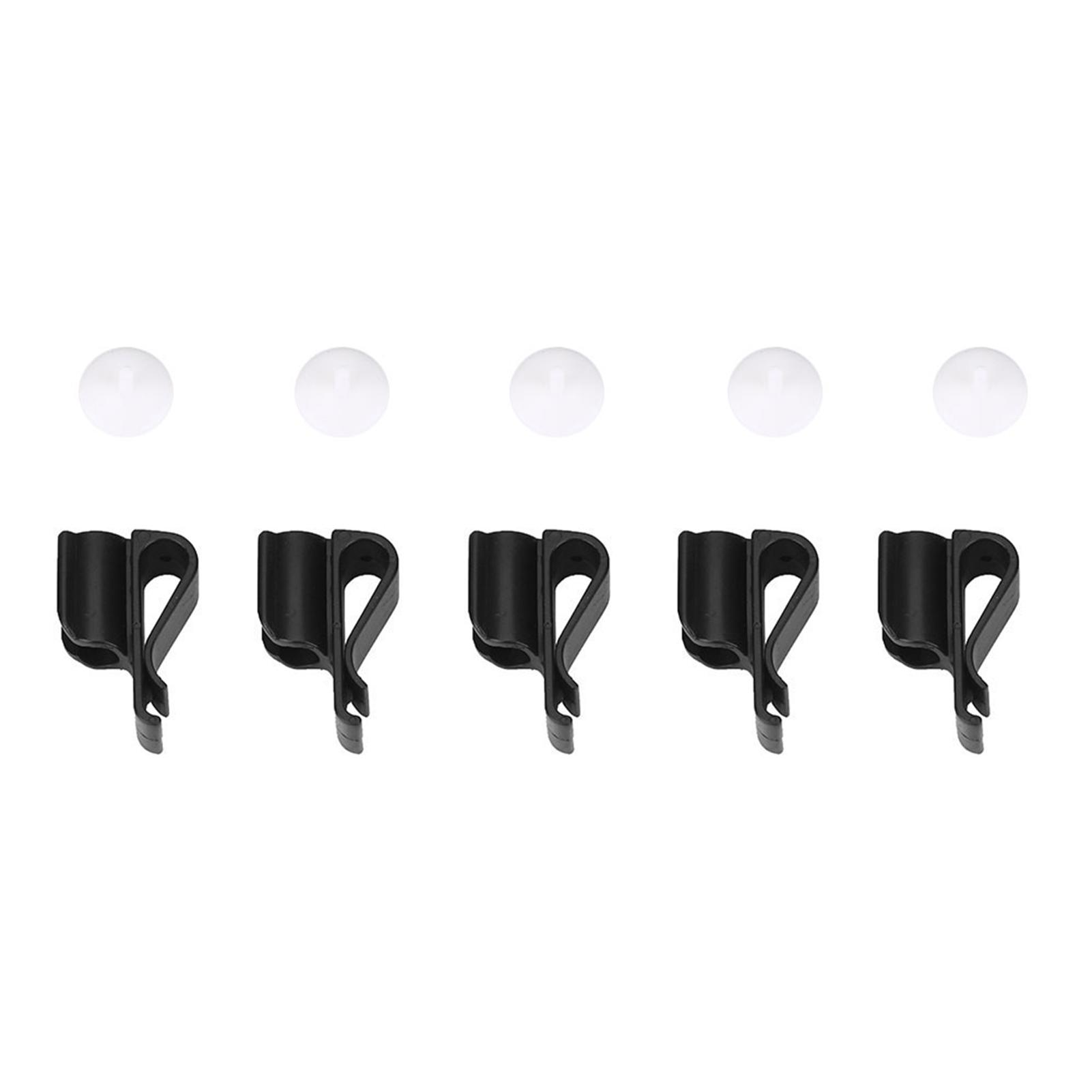 

5Pcs Durable Golf Bag Clamp Club Putter Clips Holder with Ball Markers Accessories