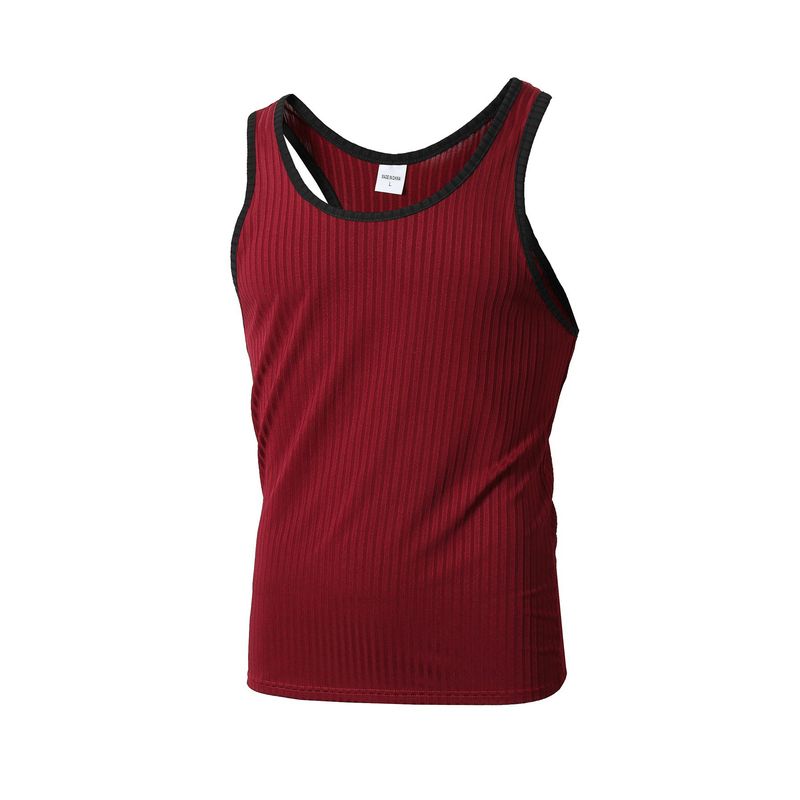 Muscle Fitness Brothers Summer New Fitness Vest Men's Top Outdoor Running Blazer Sleeveless I-Shaped