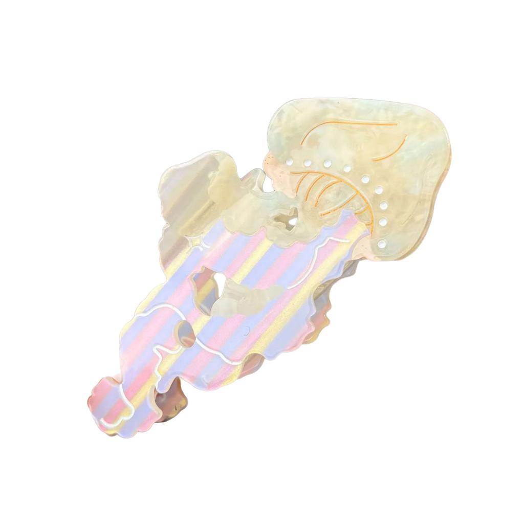 Kreatywny Klips do Włosów w Kształcie Meduzy z Octanu Codziennego Użytku Akcesorium do Włosów Imprezowa Dekoracja Włosów dla Modnych Kobiet