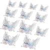 Decor Wedding Favor 3D Fantacy Butterfly Stickers Wall Art Hollow Butterflies Decals Mirage Color