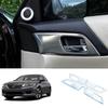 Fit For Honda Accord 2013-2017 Silver Steel Inner Door Handle Lock Frame 4pcs