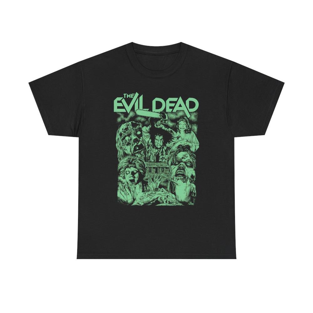 

Evil dead Band Tour Concert Cotton Black Full Size Men Women Shirt Unisex T-Shirt L