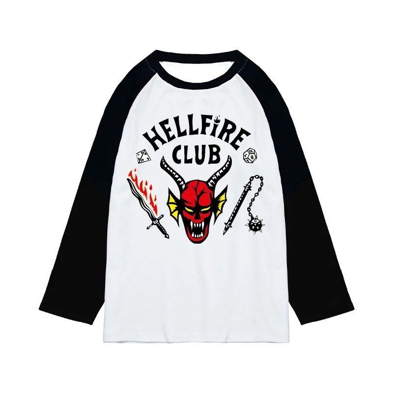 

Товары из сериала «Очень странные дела» Хлопковая футболка свитшот white1-S чёрный/белый