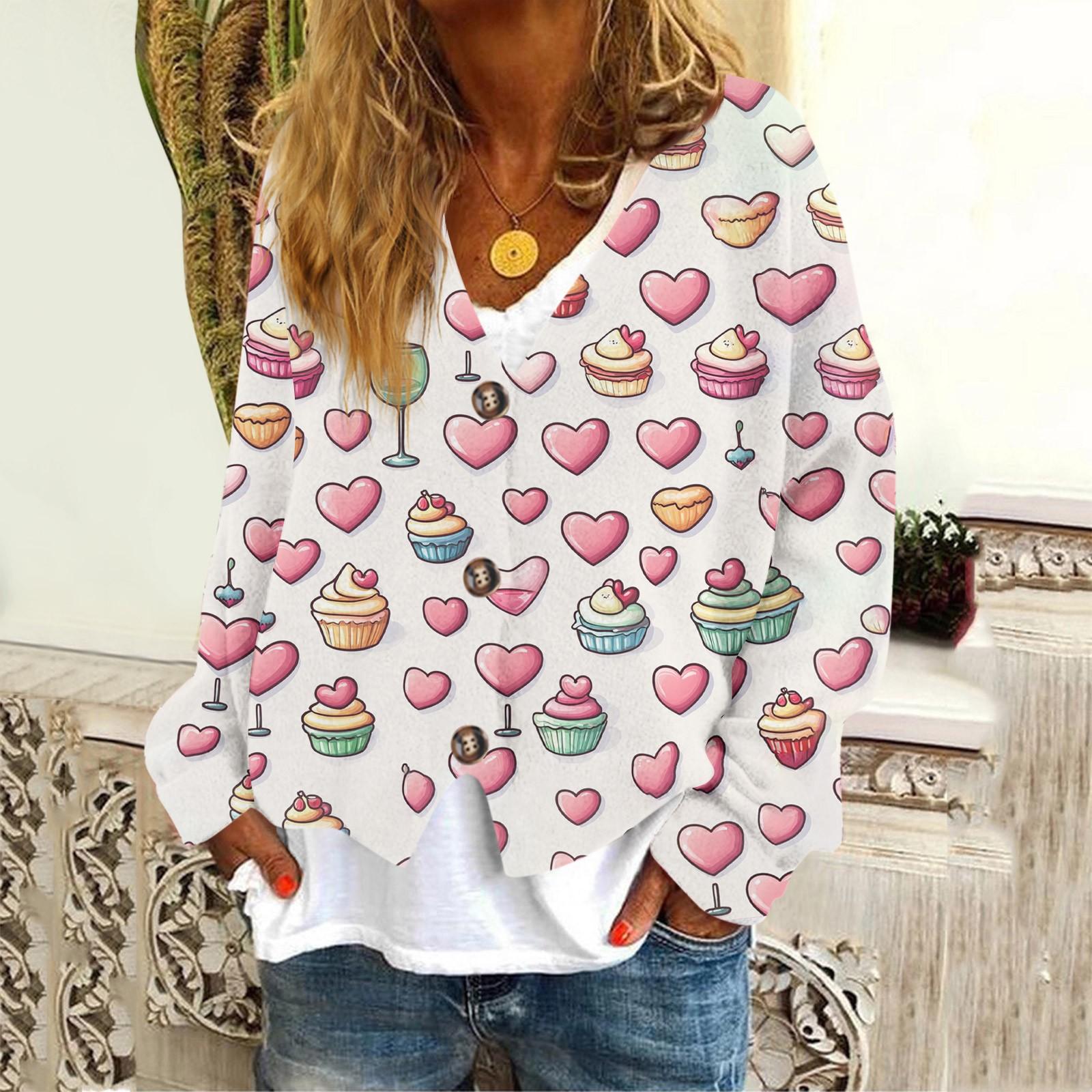 

Женская модная короткая куртка, повседневная, с длинными рукавами, с принтом ко Дню святого Валентина, однобортный плюшевый топ M бежевый