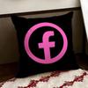 FfacebookK Cushion Cover Reversible Soft Durable Pillow Cover Home  Car MultiScene Use for Daily Comfort