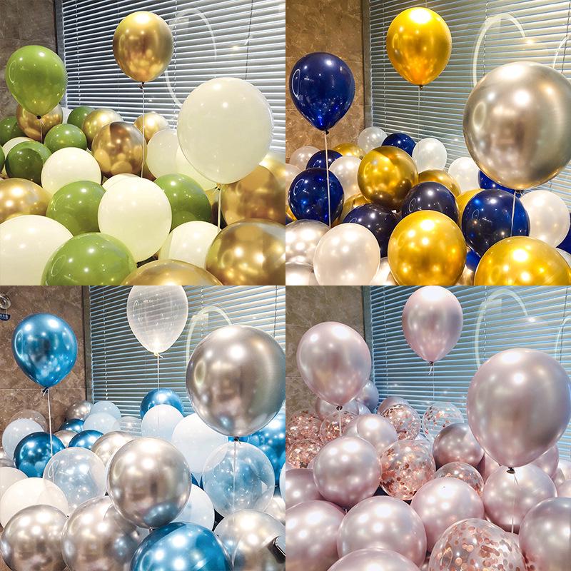 Thickened Metallic Sequin Balloons for Birthday, Party, or Wedding Decorations