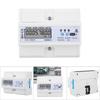 RS485 3 Phase 4 Wire LCD Energy Meter with Voltage Current Frequency Power Factor Display
